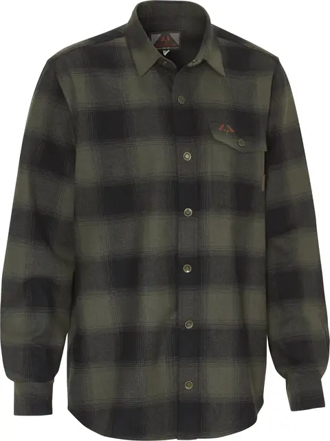 Swedteam Lynx Wool Shirt Green S Varm og lett jaktskjorte 