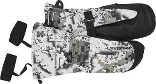 Swedteam Ultra Dry Mitten M Desolve Zero Varm overtrekksvott i vinterkamuflasje