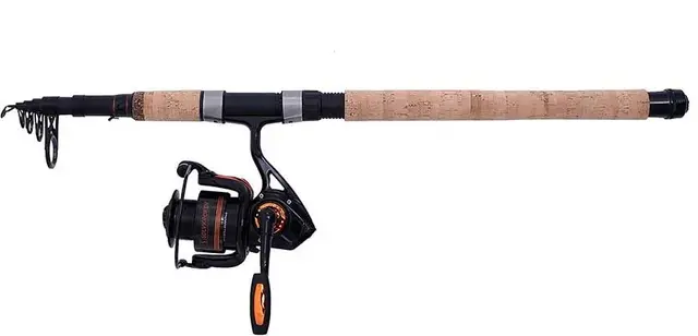 Sølvkroken Luster Fiskesett Teleskop 6' 3-15g snellestørrelse 1000 