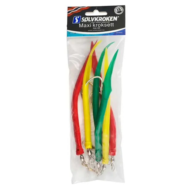 Sølvkroken Maxi kroksett 12/0 1,00mm 