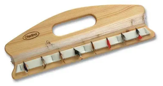 Sølvkroken Oterline med 10 fluer 