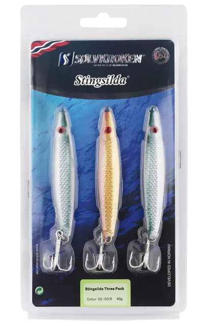 Sølvkroken Stingsilda 3-pack 18g Tradisjonell og velprøvd sildesluk 