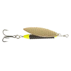 S&#248;vik Atlantic Salmon Spinner 25g Gold/UV Yellow Tail 25g