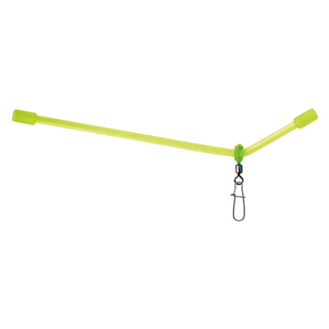 Søvik Fluo Green Glidebom 120mm Glidebom i neongrønn plast 3-pack 