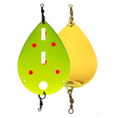 S&#248;vik Dividalsblinken WL 70mm UV Fluo Gul/Oransje