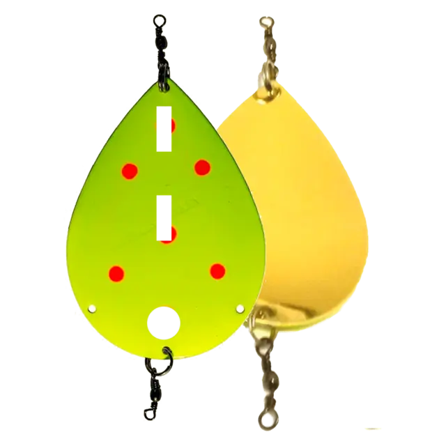 Søvik Dividalsblinken WL 70mm UV Fluo Gul/Oransje 