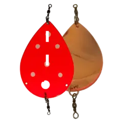 S&#248;vik Dividalsblinken WL 70mm UV Fluo Oransje/Perlemor