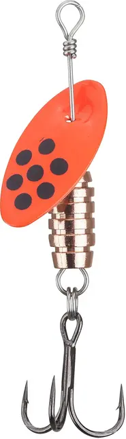 Søvik Loke Orange Sorte Prikker 6g Kjøp 8 spinnere få en gratis slukboks 