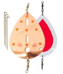 S&#248;vik Dividalsblinken Waterlight 70mm Kobber/Oransje UV prikker