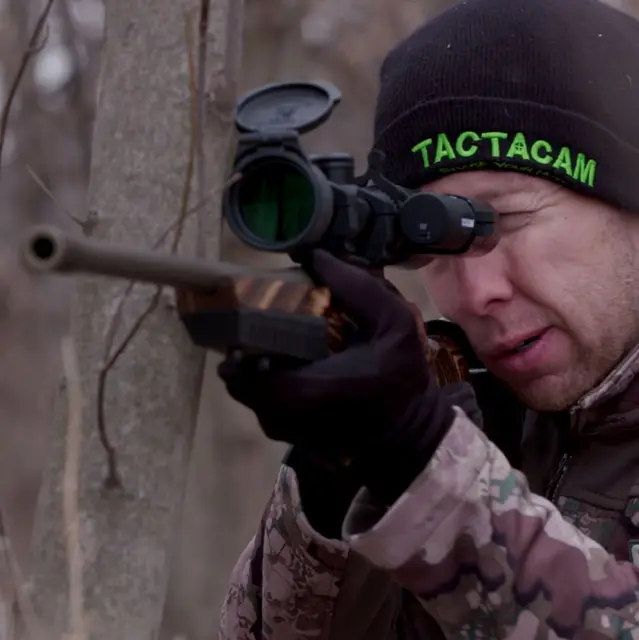 TactaCam 5.0 Camera med FTS mount Action kamera til jakt med kikkertfeste 