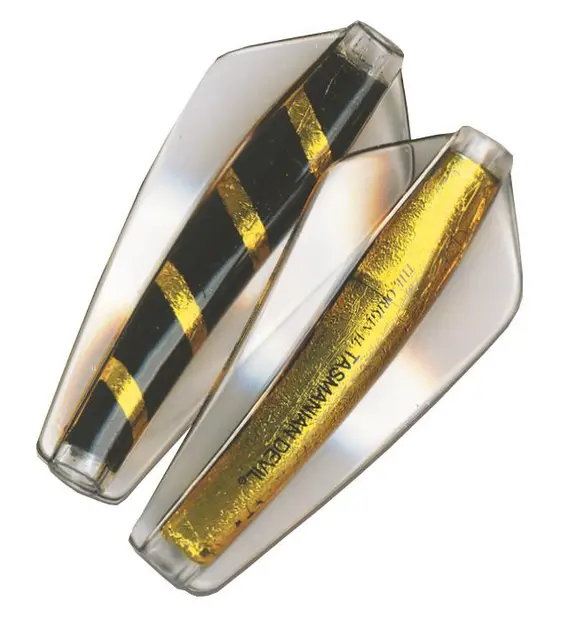 Tasmanian Devil 88 Gold Zebra 20g Den originale aggressive sluken 