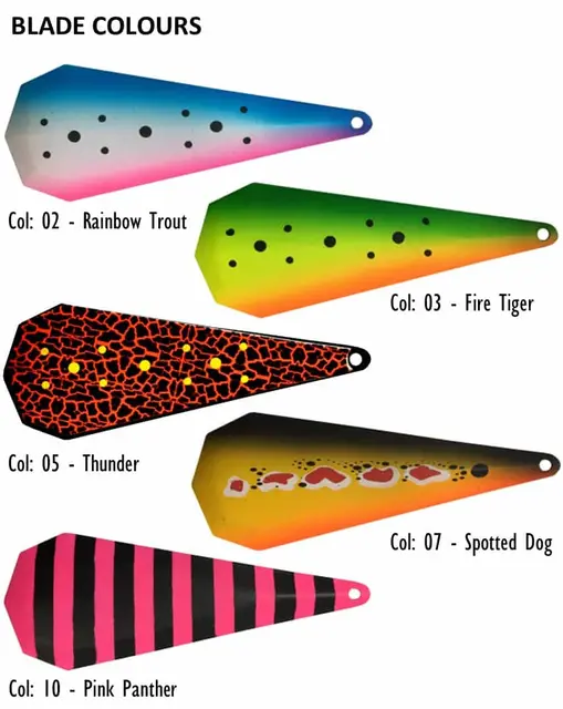 Tasmanian Devil Ford Fender Thunder UV 40cm markdrag for veldig sakte trolling 