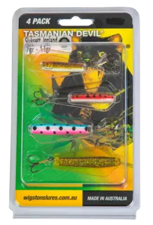 Tasmanian Devil Sluksett innland 7/13,5g 4-pack med Tasmanian Devil