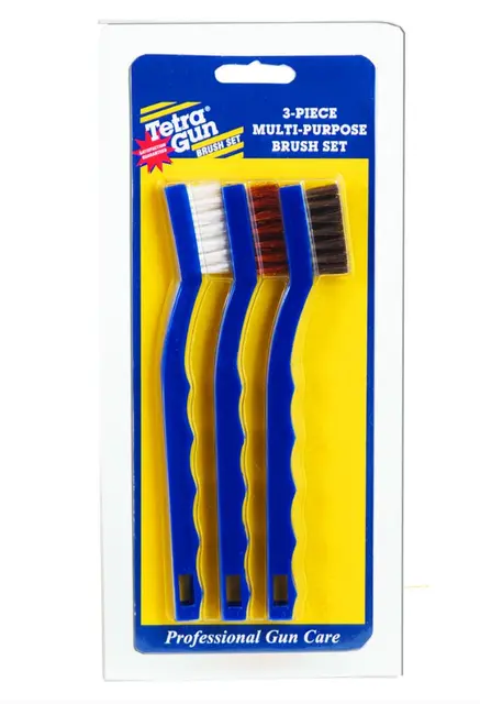 TetraGun børstesett i Nylon/Bronse/Stål Børstesett i nylon, bronse og stål 