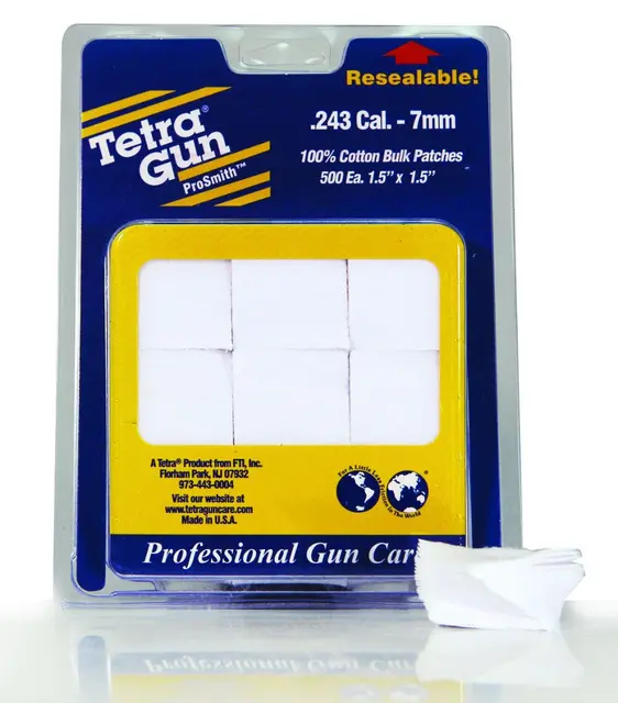 TetraGun Pusselapper Kal. 243-7mm Stor TetraGun Pusselapper 500stk storpakke 