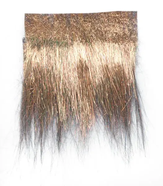 Veniard Fringe Wing Olive Suverent vingemateriale av rette fiber 