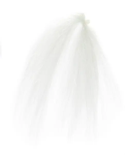 Sybai Ghost Hair White Transparent Lange hanks med STF dub 