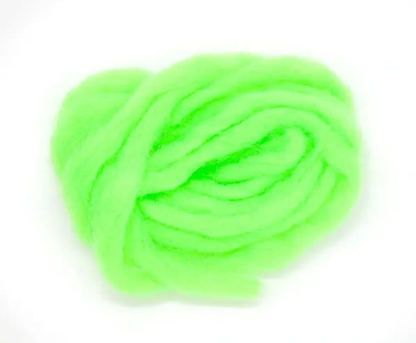 Veniard Glo Bug Yarn Fluo Chartreuse Fløyelsmykt garn til fluebinding 