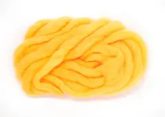 Veniard Glo Bug Yarn Fluo Peach Fl&#248;yelsmykt garn til fluebinding