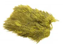 Softhackle patch Grizzly Olive