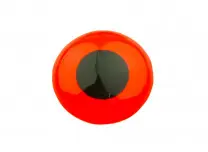 Flat Eyes Fluo Red 2,6 mm