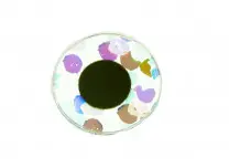 Flat Eyes Holo Silver 2,6 mm