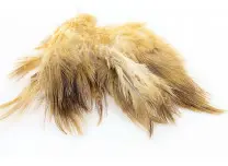 Ringneck Rump Hackle Bleached Natural Wapsi (Fasan rumpefj&#230;r)