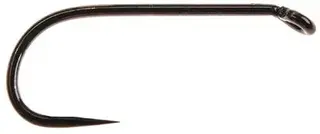 Ahrex FW501 Dry Fly Traditional Barbless - Sort finish - 24 stk