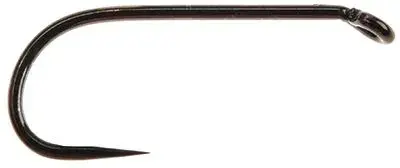Ahrex FW501 Dry Fly Traditional #18 Barbless - Sort finish - 24 stk 