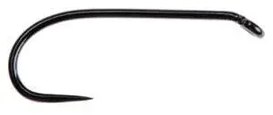 Ahrex FW561&#160;Nymph Traditional Barbless - Sort finish - 24 stk