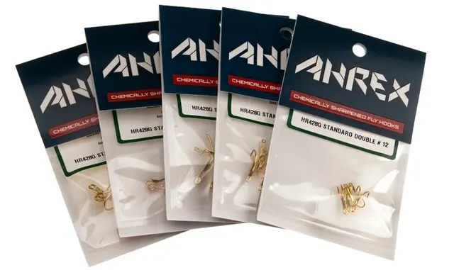 Ahrex HR428G Tying Double #12 Gold finish - 5 stk 