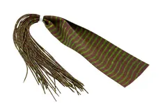 Barred Round Rubberlegs Brown/Chartreuse