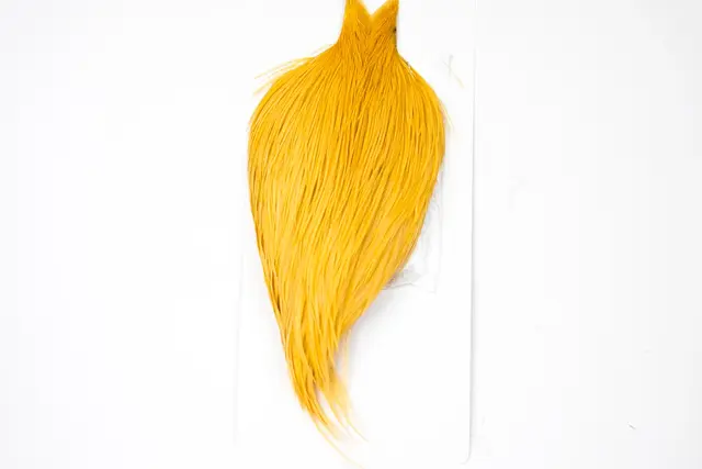 Whiting Dry Fly Cape - Golden Straw Bronsegradering 