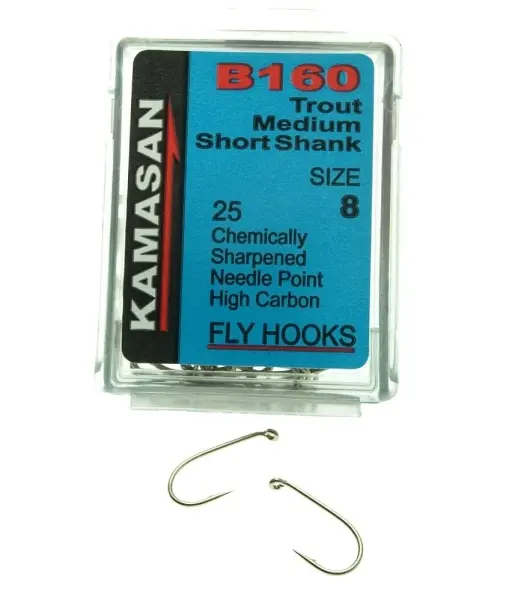 Kamasan B160 #14 Våtfluekrok (25stk) 