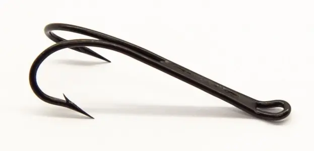 Mustad 80525BL Fluekrok dobbel #4 - 50pk Laksekrok 