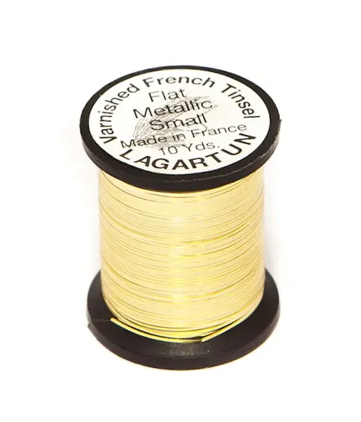 Lagartun Flat Metal Tinsel Gold S 