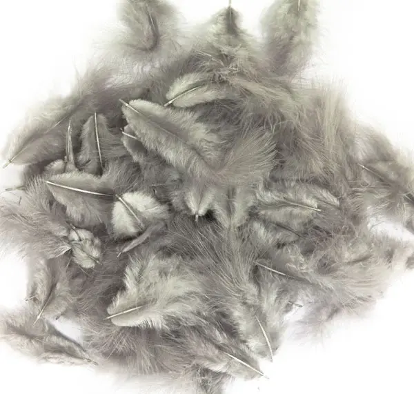 Mini-Marabou - Shad Grey Wapsi 