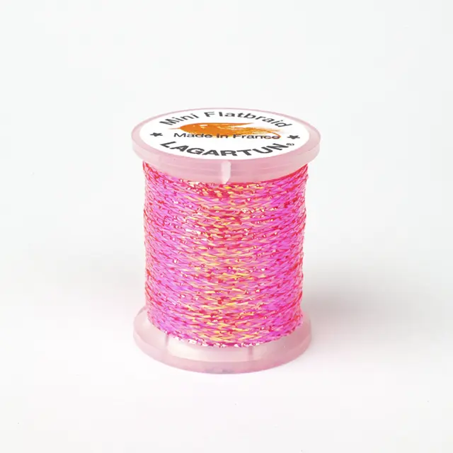 Lagartun Mini-Flatbraid Fluo Pink 