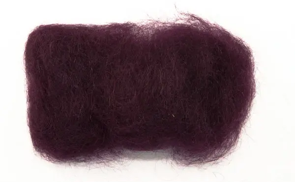 Angora Goat Dubbing - Claret Hareline (alternativ til selull) 