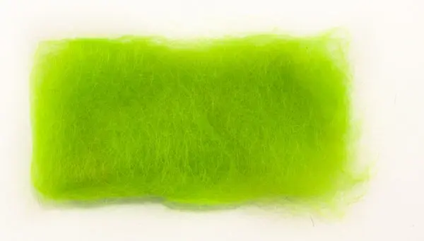 Angora Goat Dubbing - Fl. Chartreuse Hareline (alternativ til selull) 