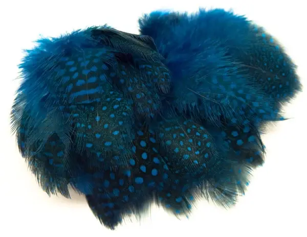 Guinea Fowl Strung - Silver Doctor Blue Perlehøne 