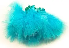 Marabou Blood Quill - Fl. Blue