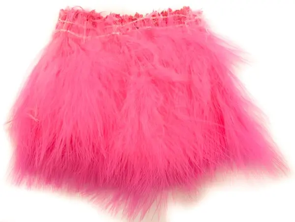 Marabou Blood Quill - Fl. Pink 
