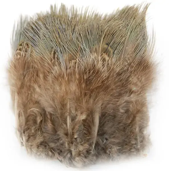 Ringneck Rump Hackle - Natural Wapsi (Fasan rumpefjær) 