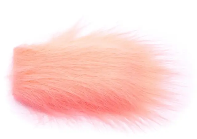 Craft Fur - Salmon Pink Teppegris-fargen 