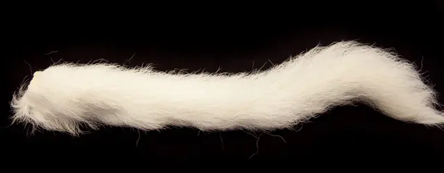 The Fly Co Calftail (Kiptail) White Kalvehale 