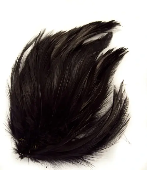 Cock Hackles Black 