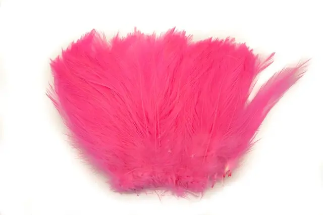Cock Hackles Fl. Pink 