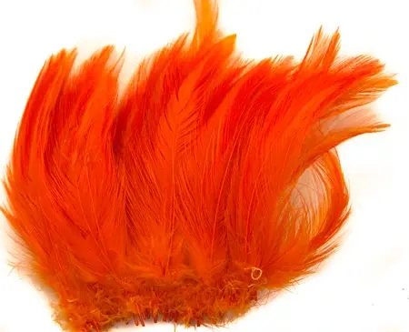 Cock Hackles Orange 