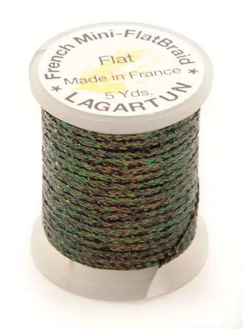 Lagartun Mini-Flatbraid Black Coffee 